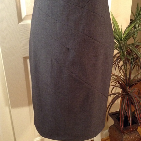 Calvin Klein Charcoal  Career Sheath Dress - Picture 5 of 8